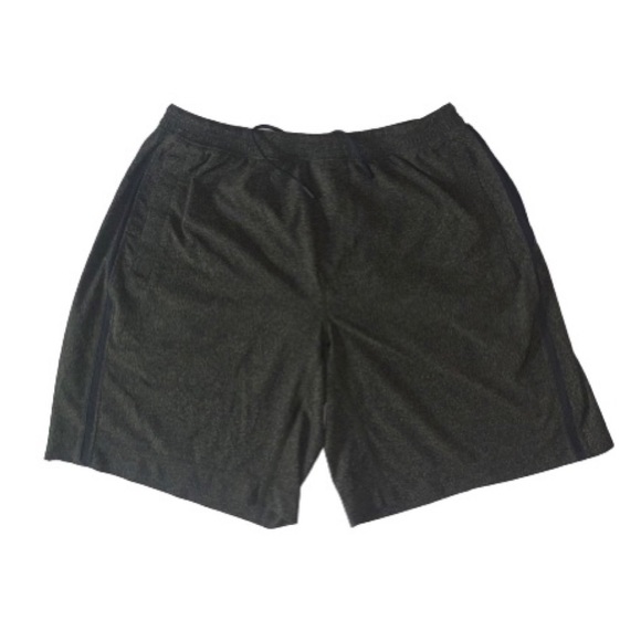 RARE Lululemon Pace Breaker Shorts XL Green Black - Picture 1 of 12